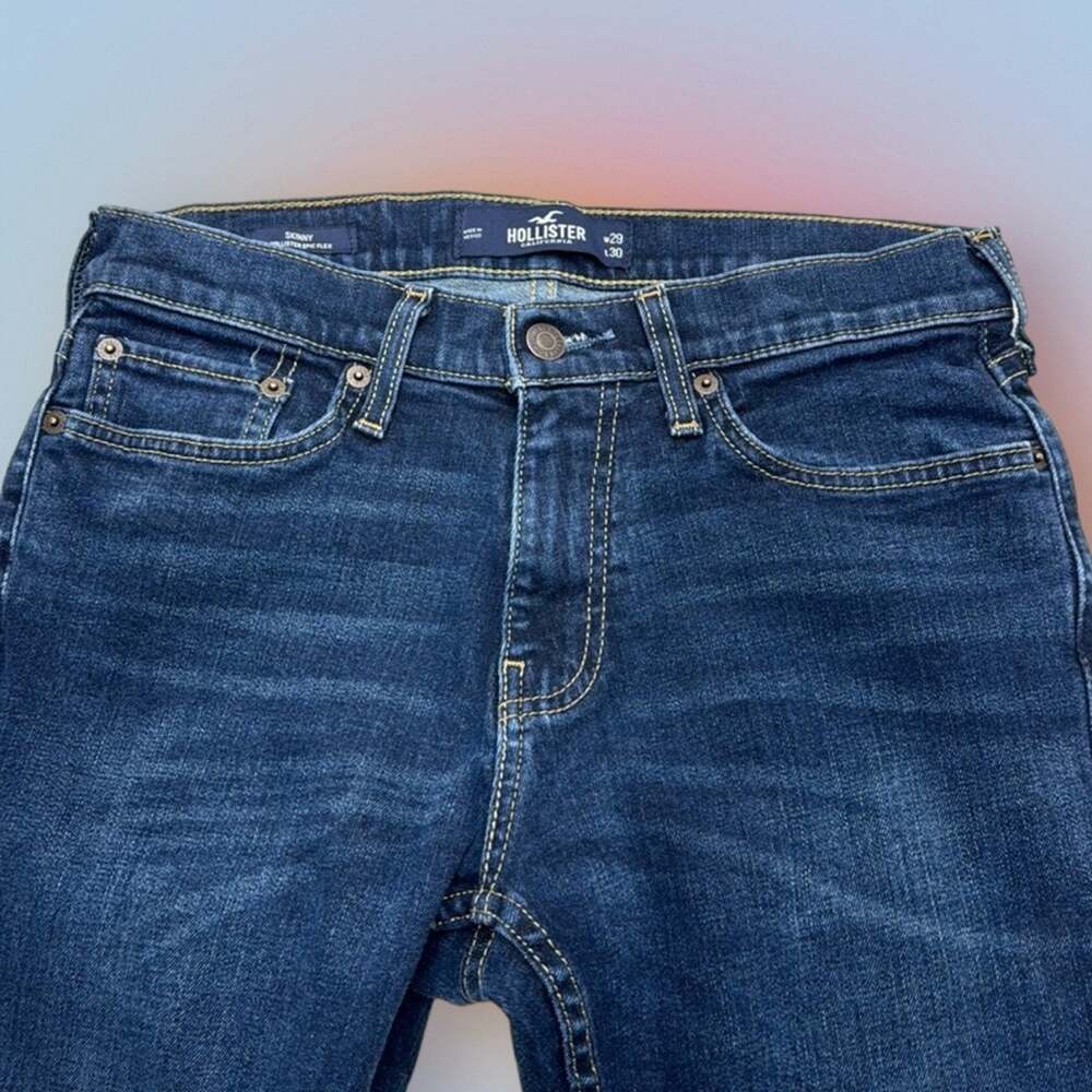 HOLLISTER Men’s 29 x 30 SKINNY FLEX Blue Jeans